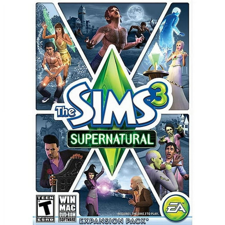 Electronic Arts Sims 3: Supernatural (Expansion Pack), EA, PC Software Electronic Arts Sims 3: Supernatural (Expansion Pack), EA, PC Software